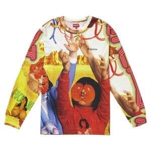 Supreme Sekintani La Norihiro Graphic Long Sleeve Shirt Size Small